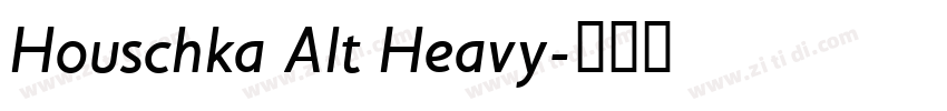 Houschka Alt Heavy字体转换 Houschka Alt Heavy字体转换